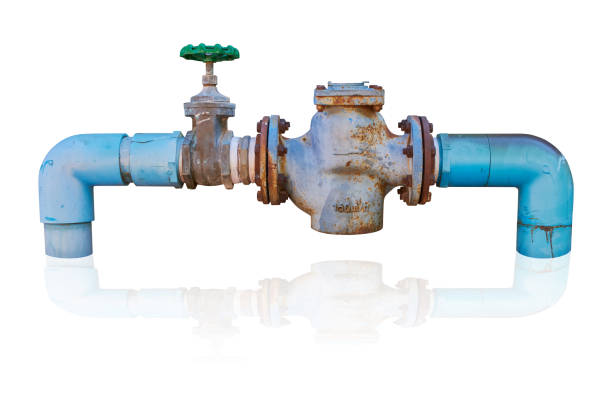 istock Water valve, water pipe isolated on white background, clipping path 2085850296