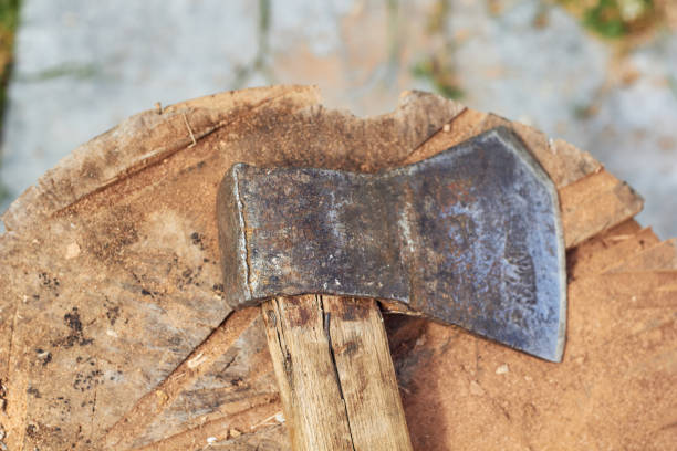 Axe in wood