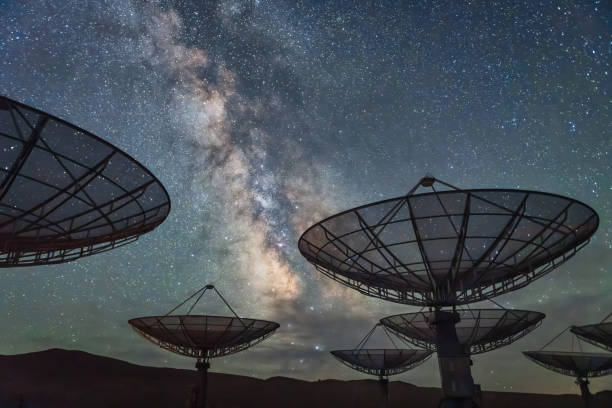 istock Radio Telescope Observatory under starry night 2085915239