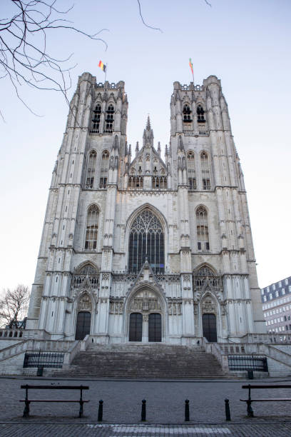 istock Brussels - St. Michael and St. Gudula Cathedral early morning 2085915749