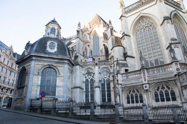 istock Rear of Brussels cathedral 2085924186