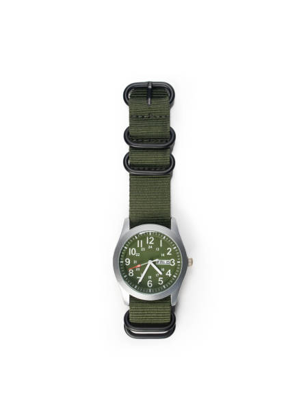 istock Generic Military Green Field Watch, Isolated On White Background 2085951626