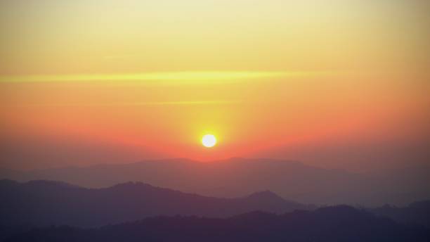 istock Sunset over the mountains in the evening.Description41/200 2085988608