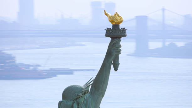 View of Statue of Liberty