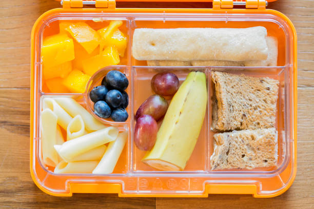 istock Healthy lunch box bento style - top view 2086057346