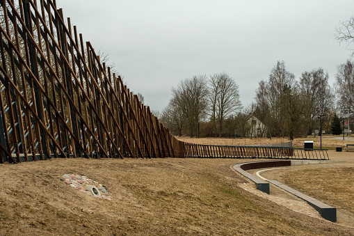 At the viewing platform, immerse yourself in the unadulterated beauty of Kuldiga's landscape