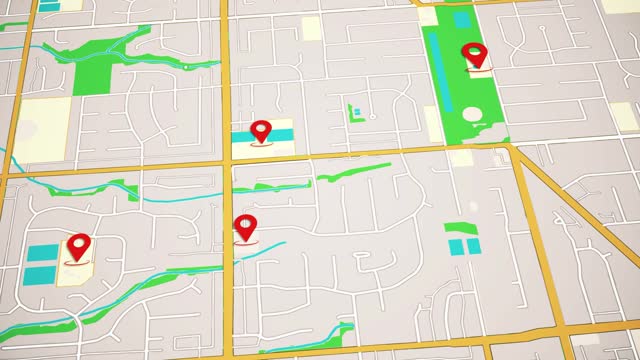 City map location pointer. Navigation map. GPS Tracking