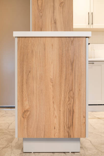 istock Wooden furniture texture, kitchen background 2086157167