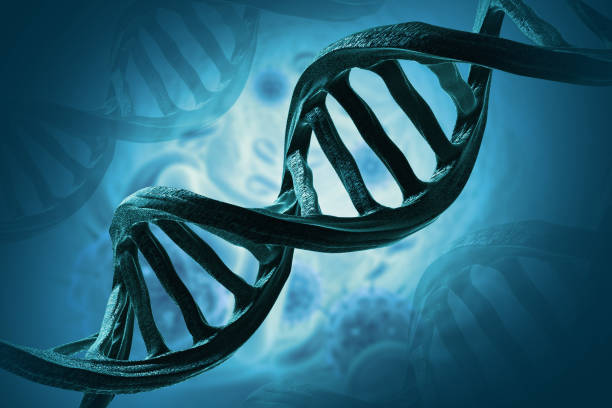 istock Dna structure. Medical Research. Molecular Analysis on scientific background. 3d illustration 2086174654