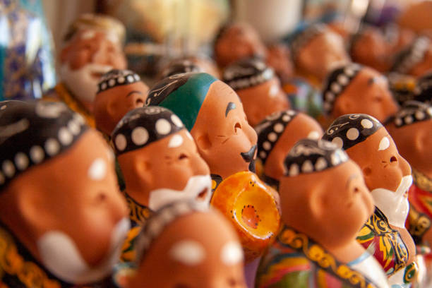 old man toys in bukhara market