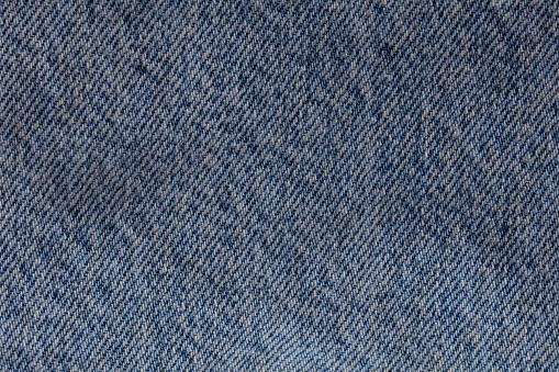 closeup of blue denim cloth for design purpose