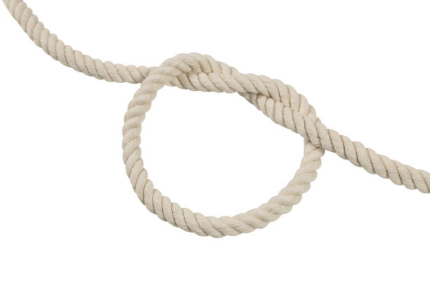 istock Rope with a knot isolated on white background 2086271836