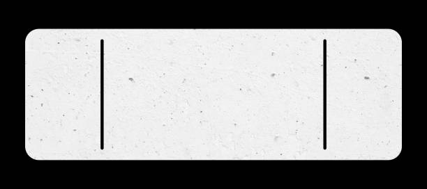 istock White ticket isolated with paper texture for mockups 2086296259