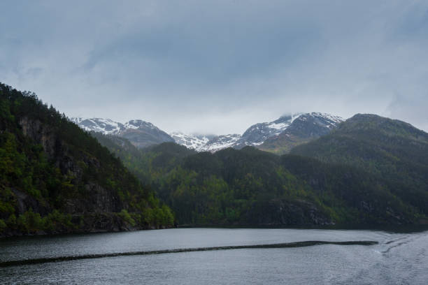 istock Snow peaked mountains near the water 2086336769