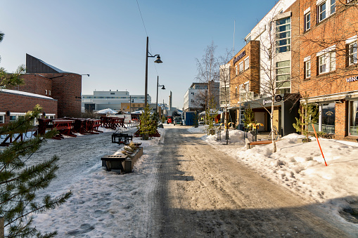 Alta Norway City in Winter and covered in Snow