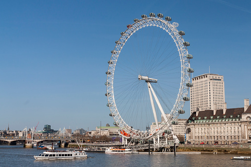 12 November 2020, London eye at London