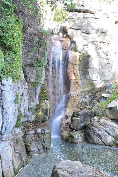istock Beautiful waterfall in the middle of nature 2086383256