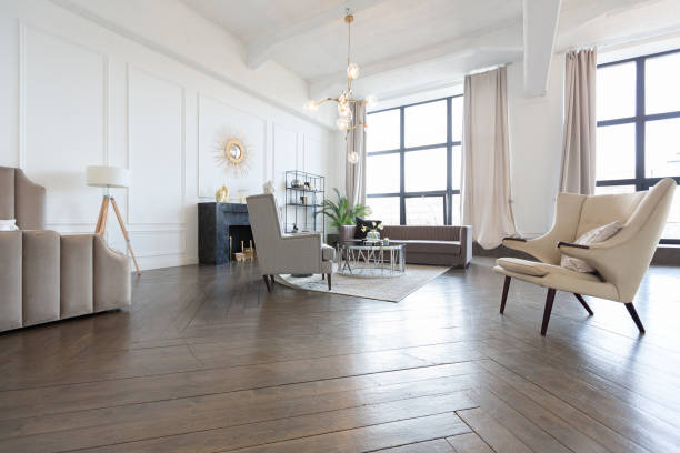 istock Modern,Luxury,Stylish,Apartment,Interior,In,Pastel,Colors.,A,Very 2086400682