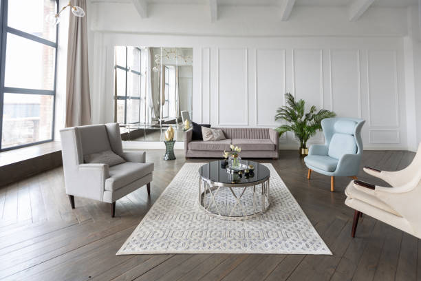 istock Modern,Luxury,Stylish,Apartment,Interior,In,Pastel,Colors.,A,Very 2086400686