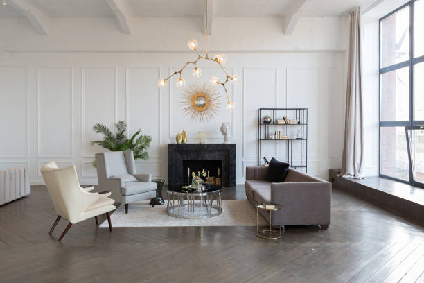 istock Modern,Luxury,Stylish,Apartment,Interior,In,Pastel,Colors.,A,Very 2086401751
