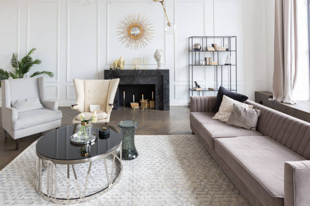 istock Modern,Luxury,Stylish,Apartment,Interior,In,Pastel,Colors.,A,Very 2086403848