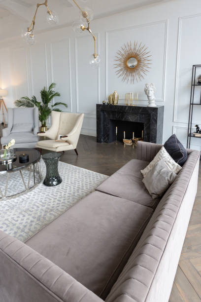 istock Modern,Luxury,Stylish,Apartment,Interior,In,Pastel,Colors.,A,Very 2086403853
