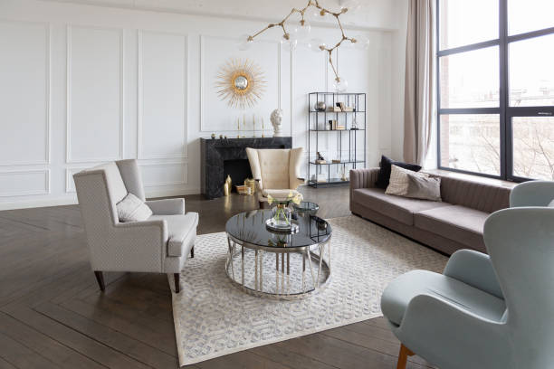 istock Modern,Luxury,Stylish,Apartment,Interior,In,Pastel,Colors.,A,Very 2086404359