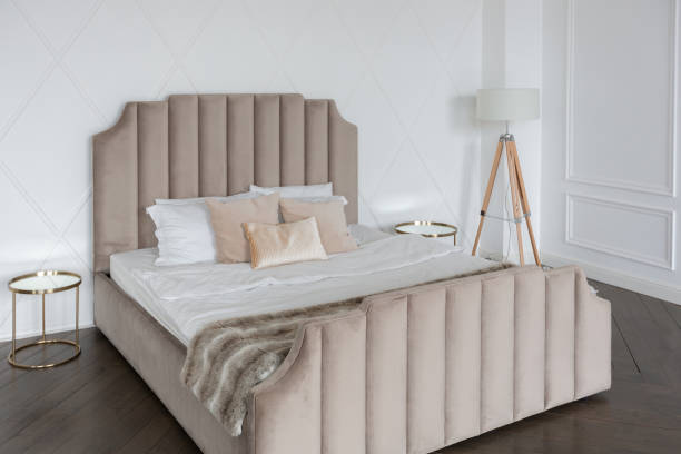 istock Modern luxury stylish apartment interior in pastel colors 2086432897