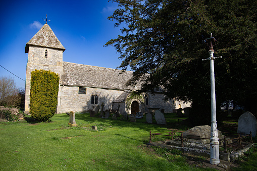 St Mary Magdalene Church Boddington Near Cheltenham Gloucestershire England the church dates from the 12th century