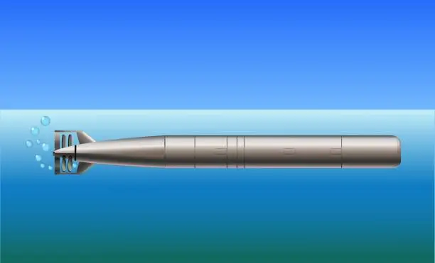 Vector illustration of Projectile