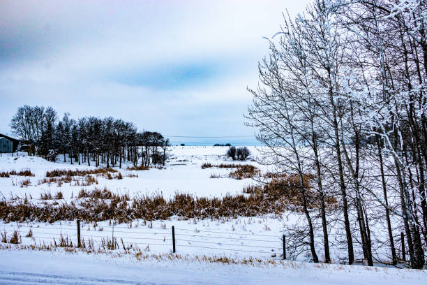 istock Winter drive through a winter wonderland, Mountain View County, Alberta, Canada 2086575194