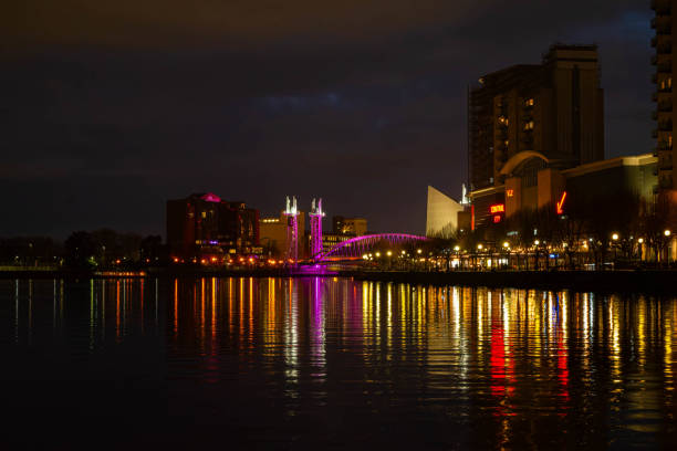 istock Reflection of city lights 2086632414