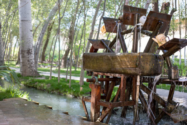istock old water motor used in historical time 2086636073