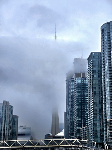 Foggy day in Toronto
