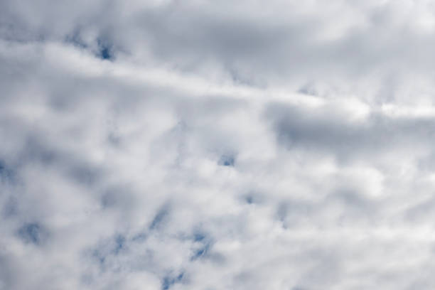 Sky for background, sky and cumulus clouds. Bright blue sky and light of the sun