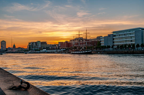 Dublin, the capital of the Republic of Ireland, is located on the east coast of Ireland, at the mouth of the Liffey River.