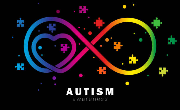 150 Autism Awareness Infinity - Autistic Pride Day Colorful Rainbow Infinity And Heart Autism Awareness Symbol Infinity Sign 