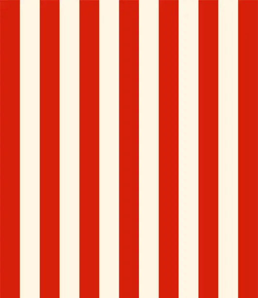 Vector illustration of Red and white stripes pattern. Vector illustration.