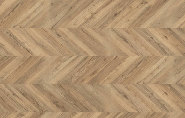 istock Brown herringbone parquet background with knots 2086974994