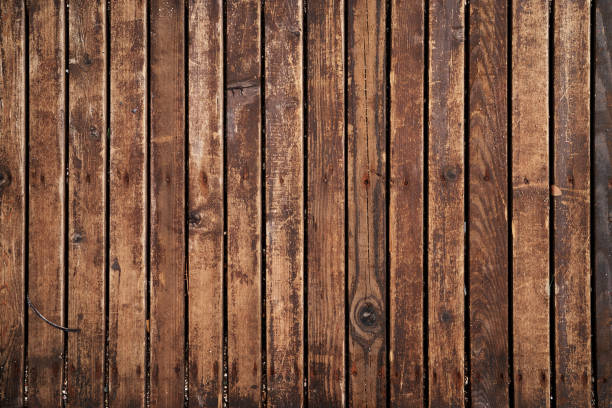 istock Structure of an old brown wooden fence 2086982231