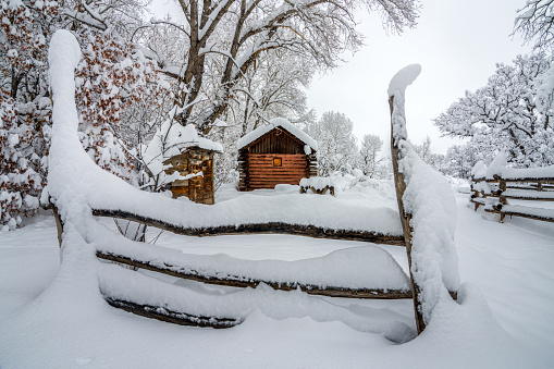 Winter Snow Storm - Rock Ledge Ranch - Colorado Springs - Garden of the Gods Park