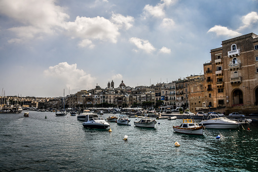 Abundance Of Fishing Boats On Birgu Waterfront, Malta