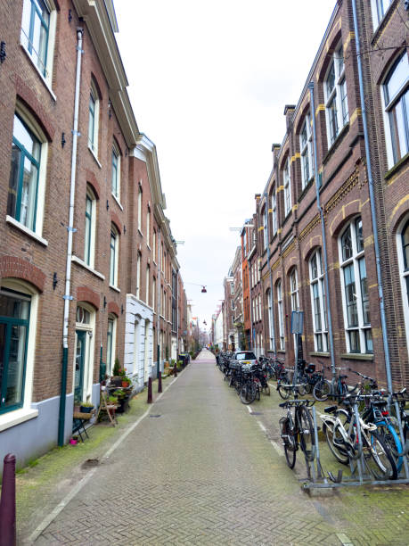 istock Traditional Dutch architecture buildings in Amsterdam in winter 2087325236