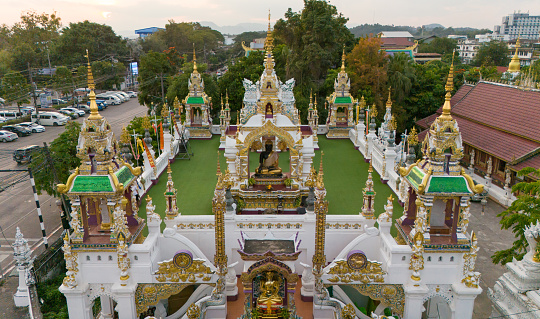 Wat Ming Muang is a 700 yr old temple located on Trirat Road in central Chiang Rai. Built in 1262 during the reign of King Mengrai The Great.