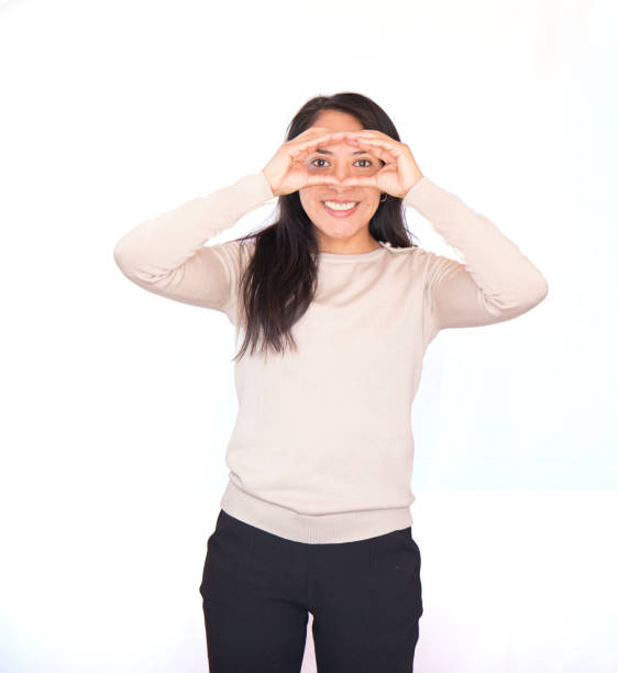 istock Hispanic business woman with visionary stance 2087789142