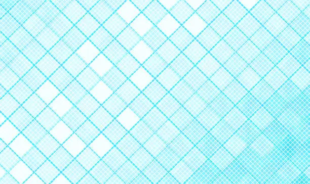 Vector illustration of 3D square rhombus mosaic pixels pattern background