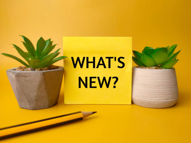 istock Green plant and sticky note with the word WHAT NEW 2087891476