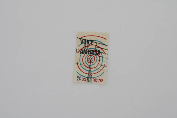 istock Red and Blue Vintage Stamp 2087907691