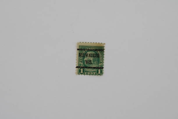 istock Green Vintage Stamp 2087908739