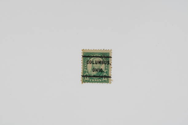 istock Green Vintage Stamp 2087911352